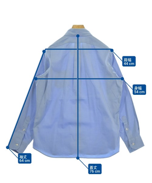 INDIVIDUALIZED SHIRTS（インディビジュアライズドシャツ）カジュアルシャツ 青 サイズ:16 1/2(XL位) メンズ/2200727563071