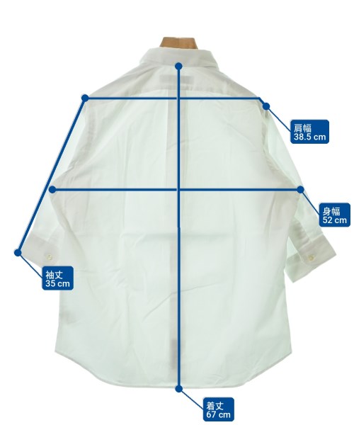INDIVIDUALIZED SHIRTS（インディビジュアライズドシャツ）カジュアルシャツ 白 サイズ:14 1/2(M位) レディース/2200723822196