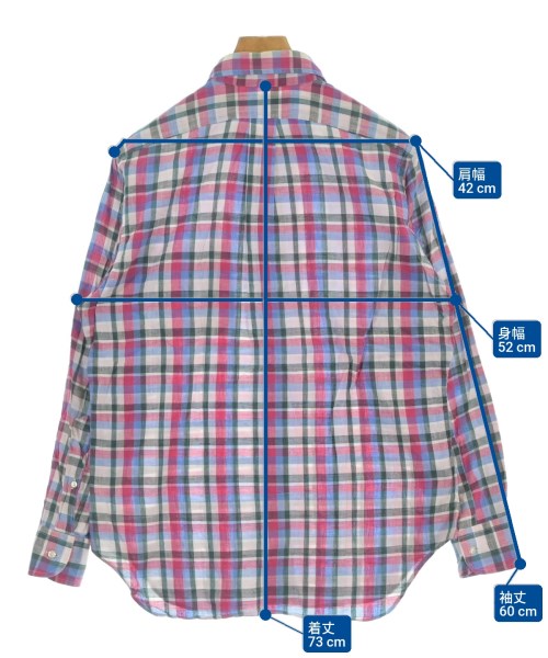 INDIVIDUALIZED SHIRTS（インディビジュアライズドシャツ）カジュアルシャツ ピンク サイズ:15(S位) メンズ/2200683257083