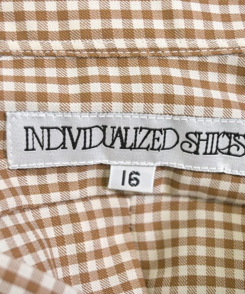 INDIVIDUALIZED SHIRTS（インディビジュアライズドシャツ）カジュアルシャツ 茶 サイズ:16(XL位) メンズ/2200685213599