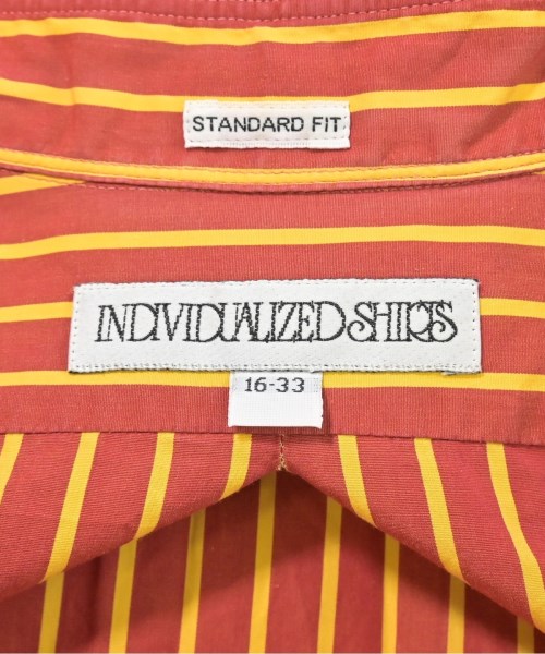 INDIVIDUALIZED SHIRTS（インディビジュアライズドシャツ）カジュアルシャツ 赤 サイズ:16(L位) メンズ/2200685652039