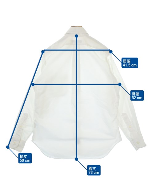 INDIVIDUALIZED SHIRTS（インディビジュアライズドシャツ）カジュアルシャツ 白 サイズ:14 1/2(M位) メンズ/2200687357048