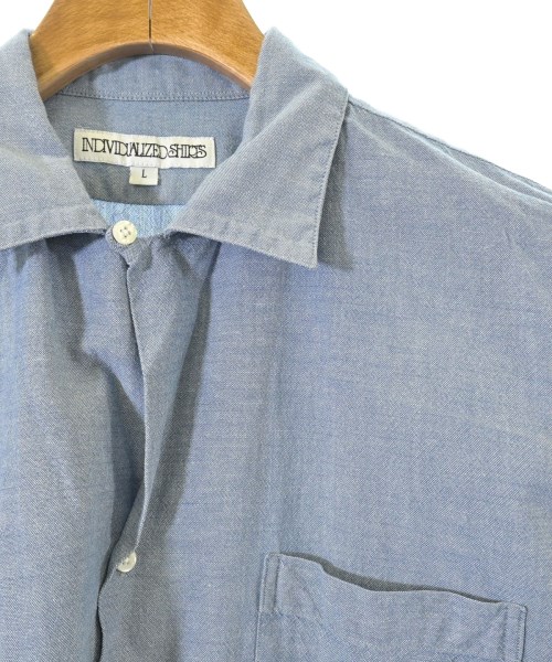 INDIVIDUALIZED SHIRTS（インディビジュアライズドシャツ）カジュアルシャツ 青 サイズ:L メンズ/2200690463019