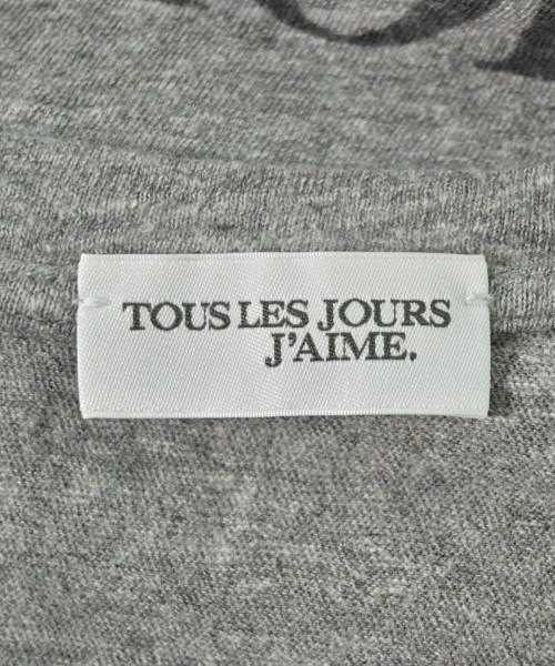 Tous les jours（トゥ　レ　ジュール）Tシャツ・カットソー グレー サイズ:-(M位) レディース/2200708731024