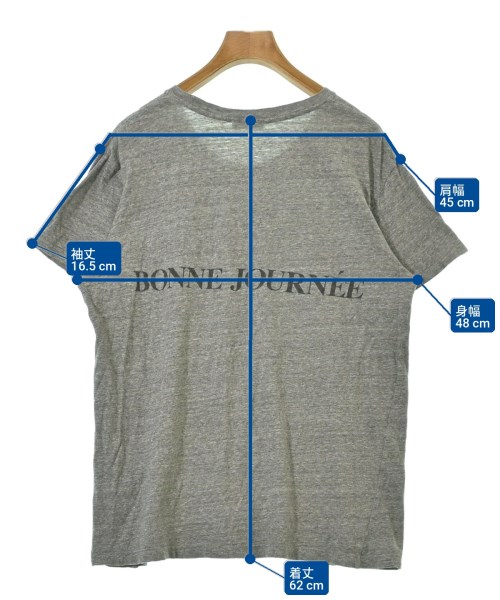 Tous les jours（トゥ　レ　ジュール）Tシャツ・カットソー グレー サイズ:-(M位) レディース/2200708731024