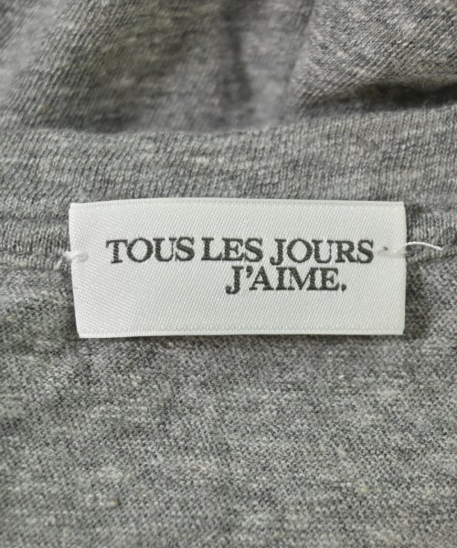 Tous les jours（トゥ　レ　ジュール）Tシャツ・カットソー グレー サイズ:-(M位) レディース/2200708731031