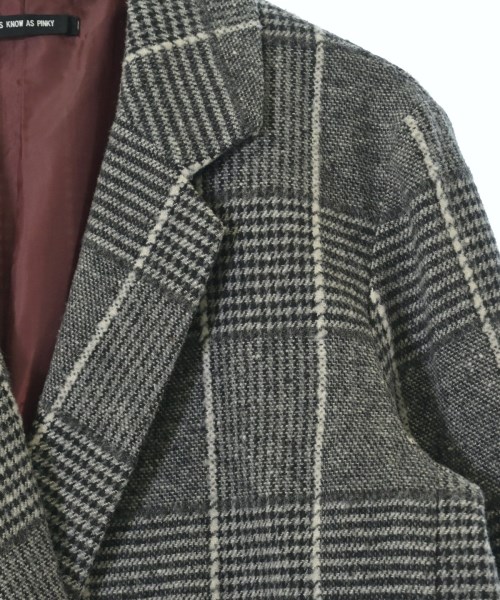 AS KNOW AS PINKY（アズノウアズピンキー）カジュアルジャケット グレー サイズ:F レディース/2200675353113