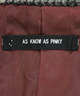 AS KNOW AS PINKY（アズノウアズピンキー）カジュアルジャケット グレー サイズ:F レディース/2200675353113