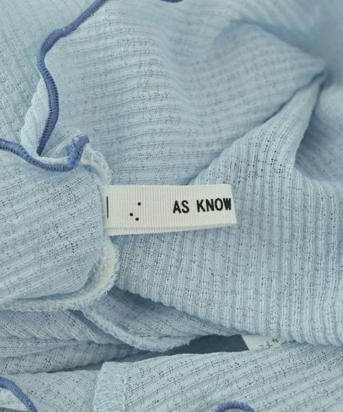 AS KNOW AS PINKY（アズノウアズピンキー）Tシャツ・カットソー 青 サイズ:F レディース/2200693463023