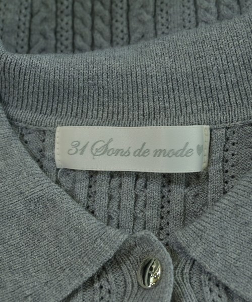 31 Sons de mode（トランテアン　ソン　ドゥ　モード）ニット・セーター グレー サイズ:F レディース/2200638832051