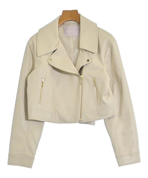 31 Sons de mode(トランテアン　ソン　ドゥ　モード)ライダース ベージュ サイズ:F/2200641703010