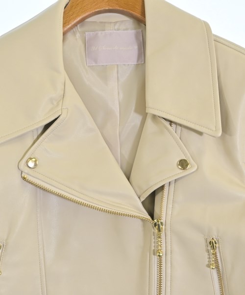 31 Sons de mode（トランテアン　ソン　ドゥ　モード）ライダース ベージュ サイズ:F レディース/2200641703010