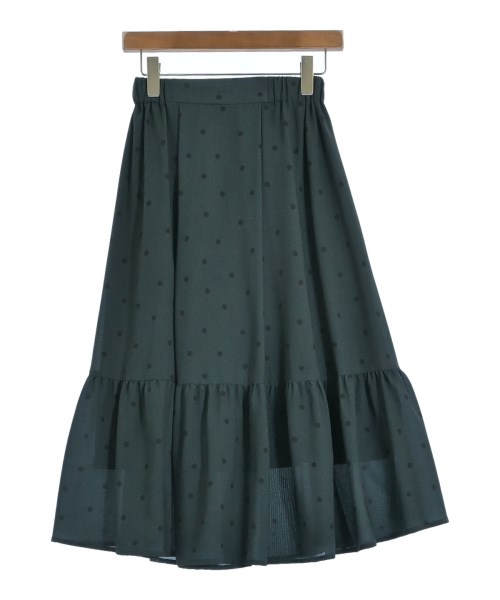 31 Sons de mode(トランテアン　ソン　ドゥ　モード)ロング・マキシ丈スカート 緑 サイズ:36(S位)/2200641703034