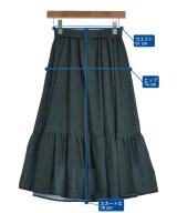 31 Sons de mode（トランテアン　ソン　ドゥ　モード）ロング・マキシ丈スカート 緑 サイズ:36(S位) レディース/2200641703034