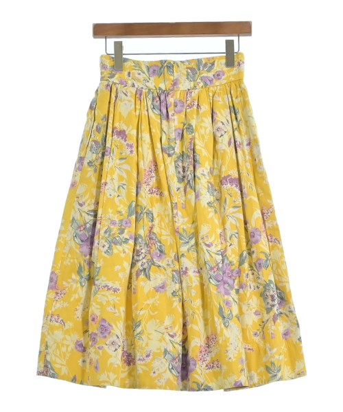 31 Sons de mode（トランテアン　ソン　ドゥ　モード）ロング・マキシ丈スカート 黄 サイズ:38(M位) レディース/2200641703041