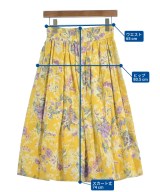 31 Sons de mode（トランテアン　ソン　ドゥ　モード）ロング・マキシ丈スカート 黄 サイズ:38(M位) レディース/2200641703041