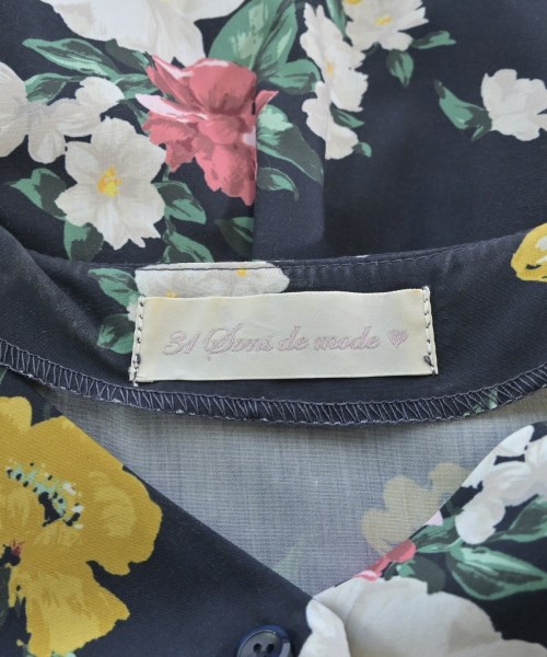 31 Sons de mode（トランテアン　ソン　ドゥ　モード）ワンピース 紺 サイズ:38(M位) レディース/2200641703089