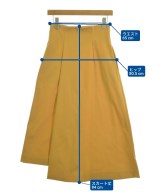 31 Sons de mode（トランテアン　ソン　ドゥ　モード）ロング・マキシ丈スカート 黄 サイズ:36(S位) レディース/2200637538084