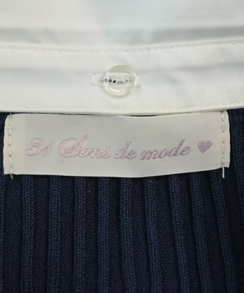 31 Sons de mode（トランテアン　ソン　ドゥ　モード）ニット・セーター 紺 サイズ:36(S位) レディース/2200644394048