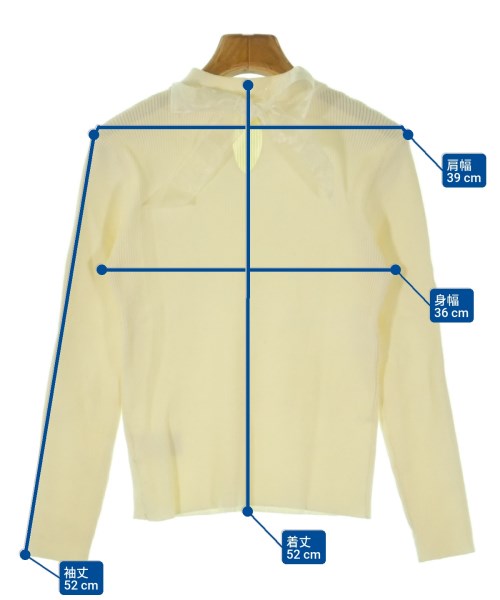 31 Sons de mode（トランテアン　ソン　ドゥ　モード）ニット・セーター 白 サイズ:36(S位) レディース/2200616503041