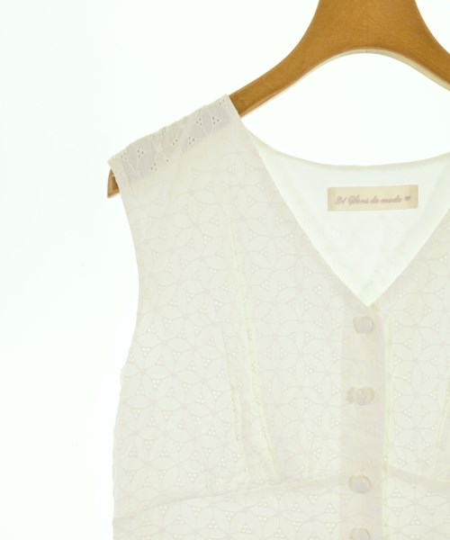 31 Sons de mode（トランテアン　ソン　ドゥ　モード）シャツワンピース 白 サイズ:38(M位) レディース/2200610480119