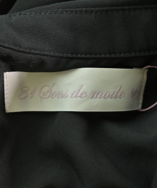 31 Sons de mode（トランテアン　ソン　ドゥ　モード）ブラウス 黒 サイズ:36(S位) レディース/2200610480126