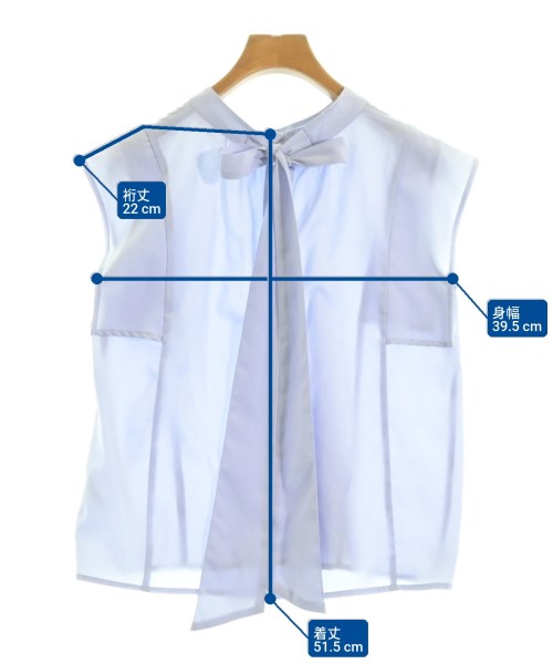 31 Sons de mode（トランテアン　ソン　ドゥ　モード）ブラウス 青 サイズ:36(S位) レディース/2200610480133