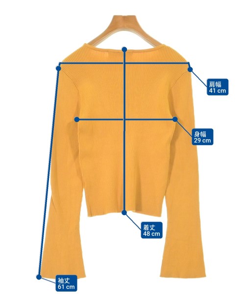 31 Sons de mode（トランテアン　ソン　ドゥ　モード）ニット・セーター オレンジ サイズ:36(S位) レディース/2200610480157