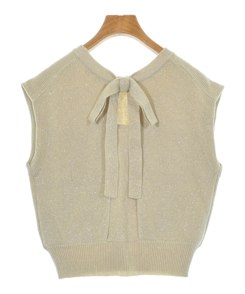 31 Sons de mode（トランテアン　ソン　ドゥ　モード）ベスト/ノースリーブ ベージュ サイズ:36(S位) レディース/2200614756029