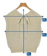 31 Sons de mode（トランテアン　ソン　ドゥ　モード）ベスト/ノースリーブ ベージュ サイズ:36(S位) レディース/2200614756029