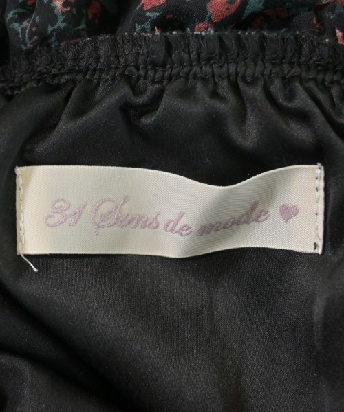 31 Sons de mode（トランテアン　ソン　ドゥ　モード）ワンピース 黒 サイズ:38(M位) レディース/2200629526037