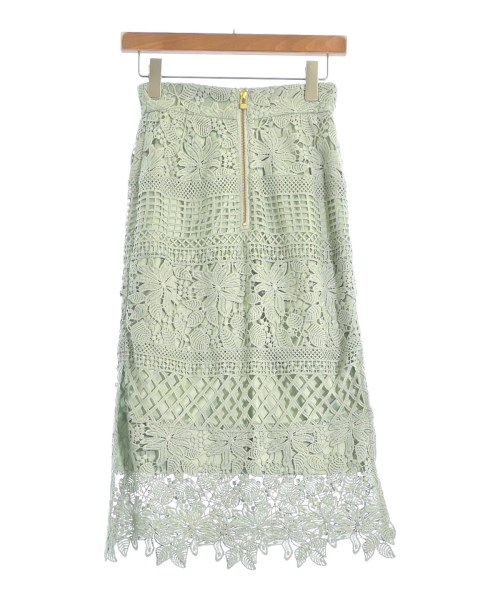 31 Sons de mode（トランテアン　ソン　ドゥ　モード）ロング・マキシ丈スカート 緑 サイズ:36(S位) レディース/2200612816039