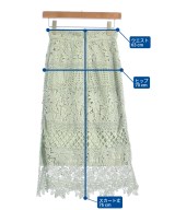 31 Sons de mode（トランテアン　ソン　ドゥ　モード）ロング・マキシ丈スカート 緑 サイズ:36(S位) レディース/2200612816039