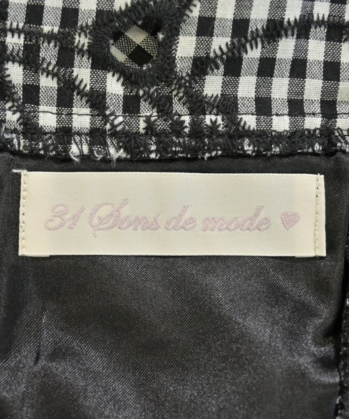 31 Sons de mode（トランテアン　ソン　ドゥ　モード）ワンピース 黒 サイズ:36(S位) レディース/2200670344048