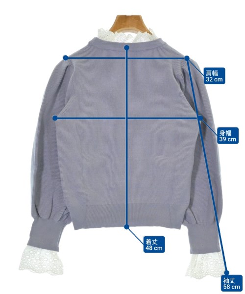 31 Sons de mode（トランテアン　ソン　ドゥ　モード）ニット・セーター 紫 サイズ:36(S位) レディース/2200677308029