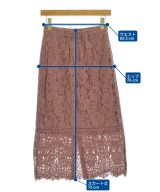 31 Sons de mode（トランテアン　ソン　ドゥ　モード）ロング・マキシ丈スカート ピンク サイズ:38(M位) レディース/2200651709071