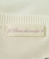 31 Sons de mode（トランテアン　ソン　ドゥ　モード）ニット・セーター 白 サイズ:36(S位) レディース/2200716351054