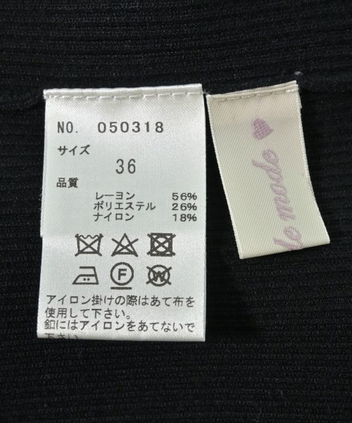 31 Sons de mode（トランテアン　ソン　ドゥ　モード）ニット・セーター 黒 サイズ:36(S位) レディース/2200716351115