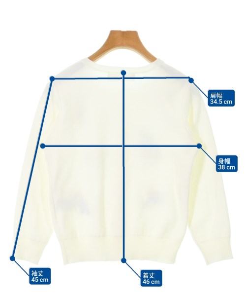 31 Sons de mode（トランテアン　ソン　ドゥ　モード）カーディガン 白 サイズ:36(S位) レディース/2200635297082