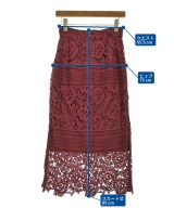 31 Sons de mode（トランテアン　ソン　ドゥ　モード）ロング・マキシ丈スカート 赤 サイズ:38(M位) レディース/2200648451037