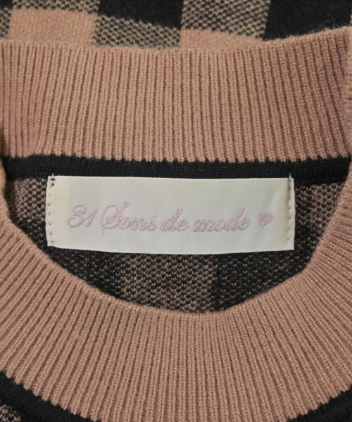 31 Sons de mode（トランテアン　ソン　ドゥ　モード）ニット・セーター 茶 サイズ:36(S位) レディース/2200637644150