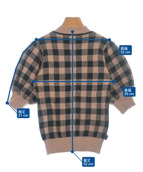 31 Sons de mode（トランテアン　ソン　ドゥ　モード）ニット・セーター 茶 サイズ:36(S位) レディース/2200637644150