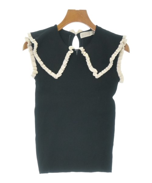 31 Sons de mode(トランテアン　ソン　ドゥ　モード)ベスト/ノースリーブ 黒 サイズ:36(S位)/2200640790172