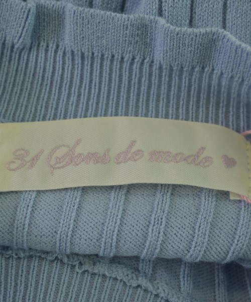 31 Sons de mode（トランテアン　ソン　ドゥ　モード）ワンピース 青 サイズ:36(S位) レディース/2200660886039