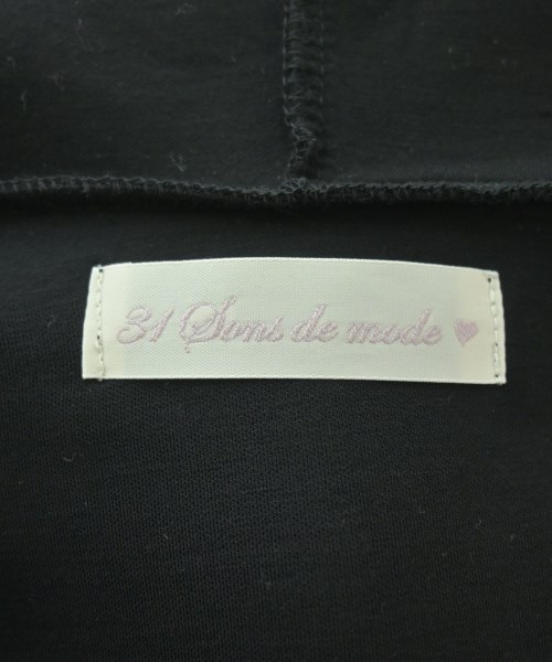 31 Sons de mode（トランテアン　ソン　ドゥ　モード）パーカー 黒 サイズ:36(S位) レディース/2200668272049