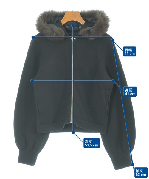 31 Sons de mode（トランテアン　ソン　ドゥ　モード）パーカー 黒 サイズ:36(S位) レディース/2200668272049