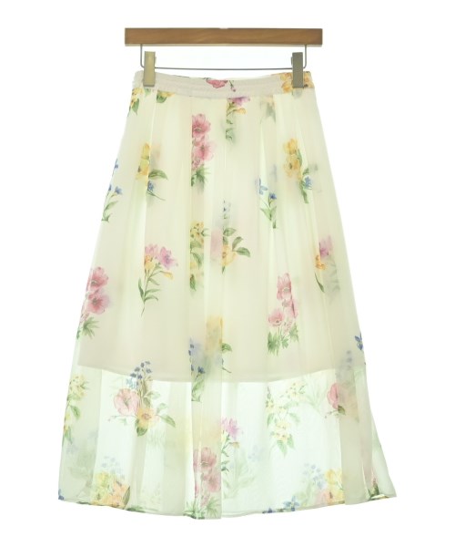 31 Sons de mode（トランテアン　ソン　ドゥ　モード）ロング・マキシ丈スカート 白 サイズ:36(S位) レディース/2200669107043