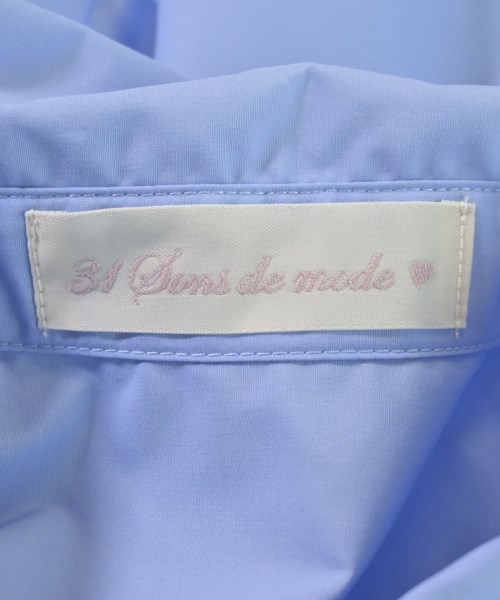 31 Sons de mode（トランテアン　ソン　ドゥ　モード）シャツワンピース 青 サイズ:F レディース/2200724044061