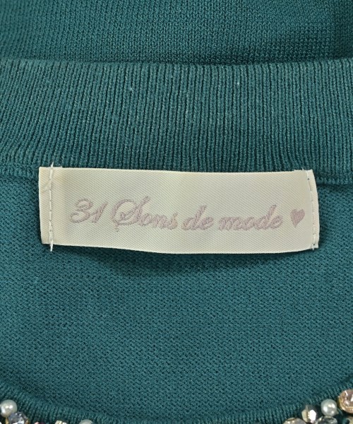 31 Sons de mode（トランテアン　ソン　ドゥ　モード）ベスト/ノースリーブ 緑 サイズ:36(S位) レディース/2200726703041