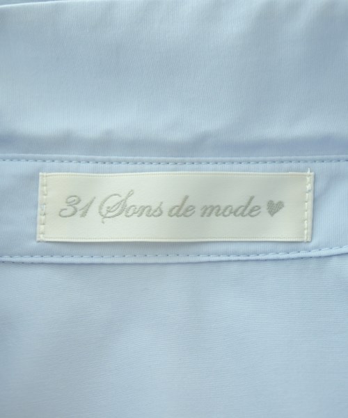 31 Sons de mode（トランテアン　ソン　ドゥ　モード）ブラウス 青 サイズ:F レディース/2200728451025
